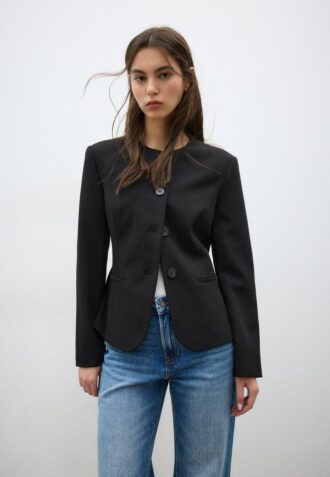 Blazer zonder kraag