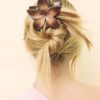 Bloemenhaarclip