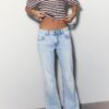 Bootcut-jeans met lage taille
