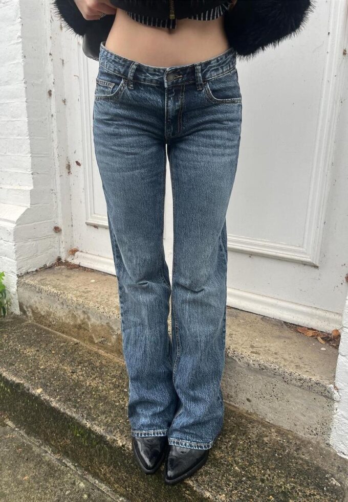 Bootcut-jeans met lage taille Bootcut-jeans met lage taille