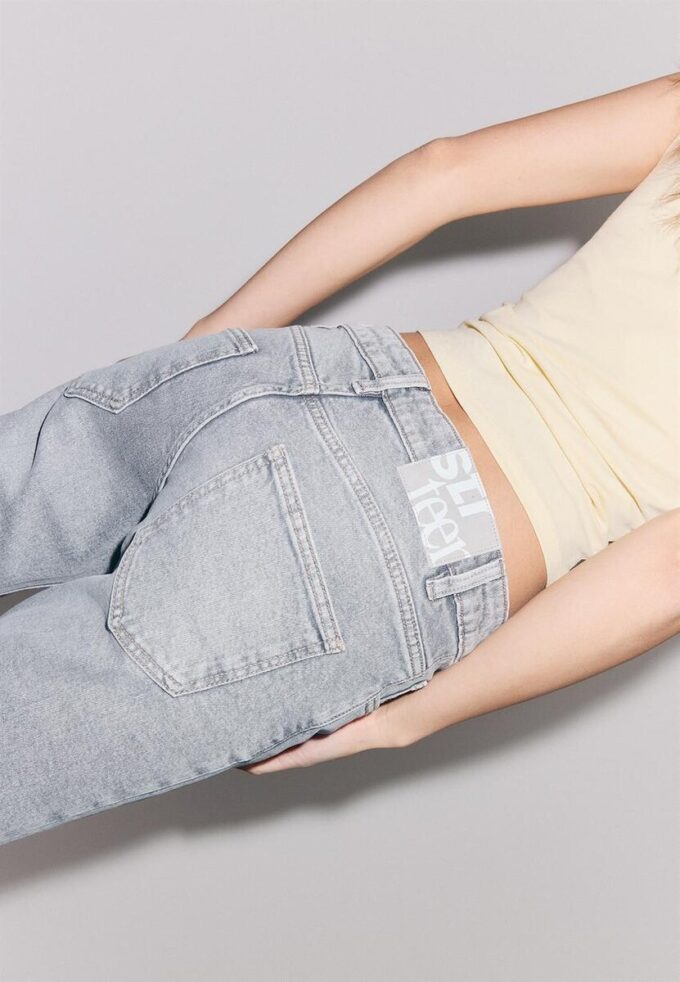 Bootcut-jeans met lage taille