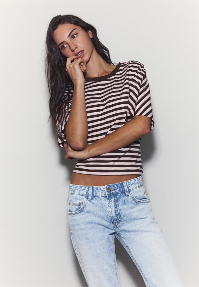Bootcut-jeans met lage taille