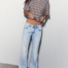 Bootcut-jeans met lage taille