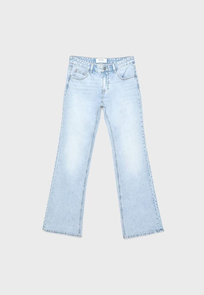 Bootcut-jeans met lage taille