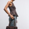 Bowlingtas met metalen details