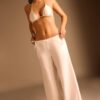 Broek met Wide Legs en linnenlook Broek met Wide Legs en linnenlook
