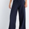 Broek met Wide Legs en linnenlook Broek met Wide Legs en linnenlook