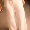 Broek met Wide Legs en linnenlook Broek met Wide Legs en linnenlook