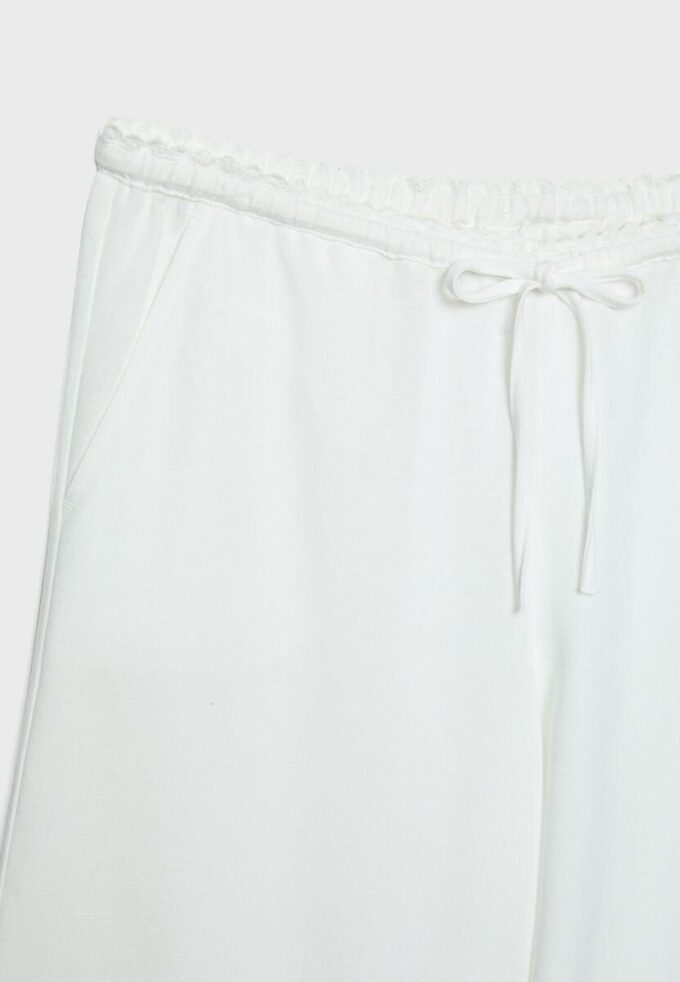 Broek met Wide Legs en linnenlook Broek met Wide Legs en linnenlook