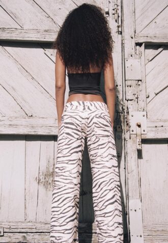 Broek met wijde pijpen