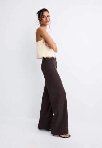 Broek met wijde pijpen