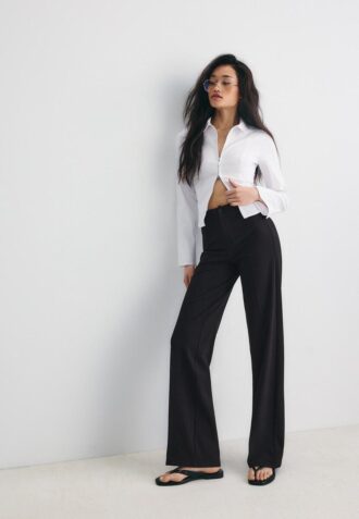 Broek met wijde pijpen