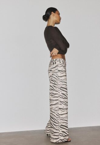 Broek met wijde pijpen