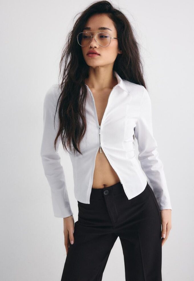 Broek met wijde pijpen