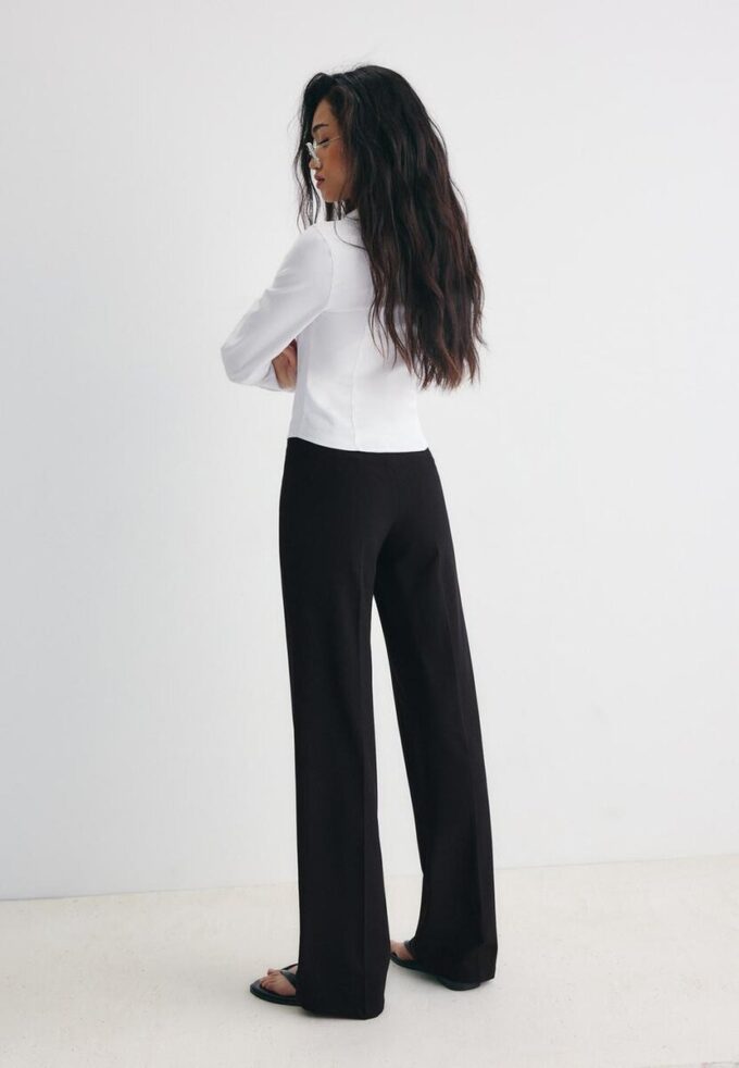 Broek met wijde pijpen