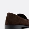 Bruine leren loafers