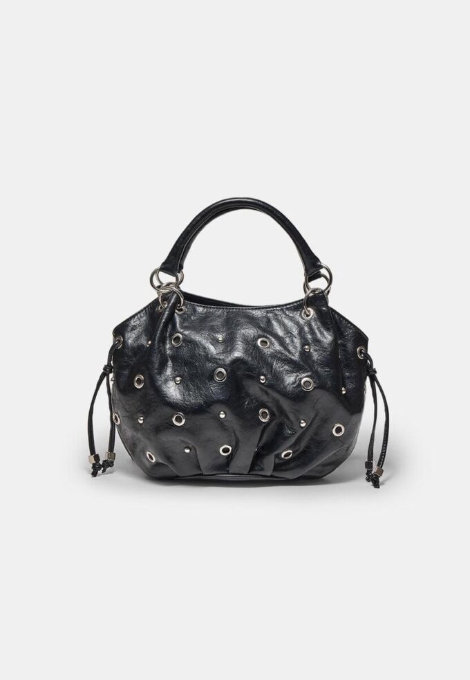 Bucket Bag met oogjesdetail