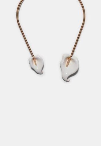 Calla Lily bloem choker ketting