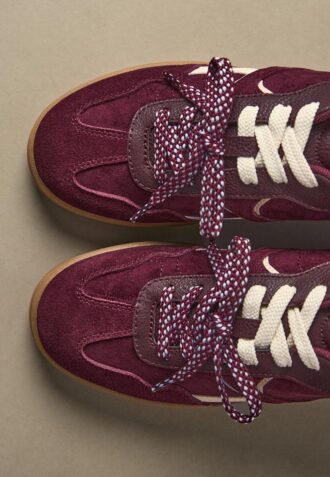 Casual Sneakers met dubbele veters