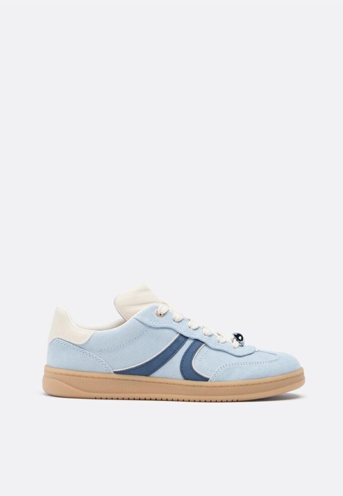 Casual sneakers van imitatiesuède
