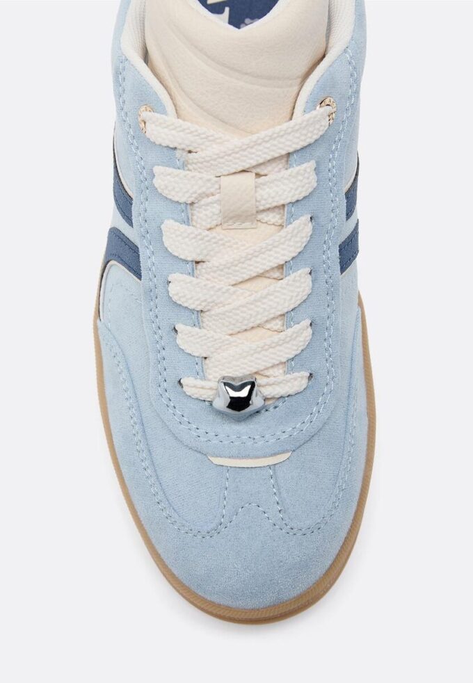 Casual sneakers van imitatiesuède
