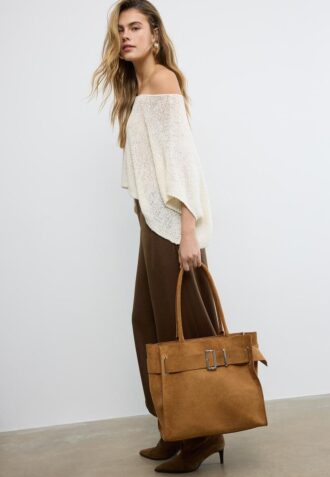 City Shopper-tas met gespdetail City Shopper-tas met gespdetail
