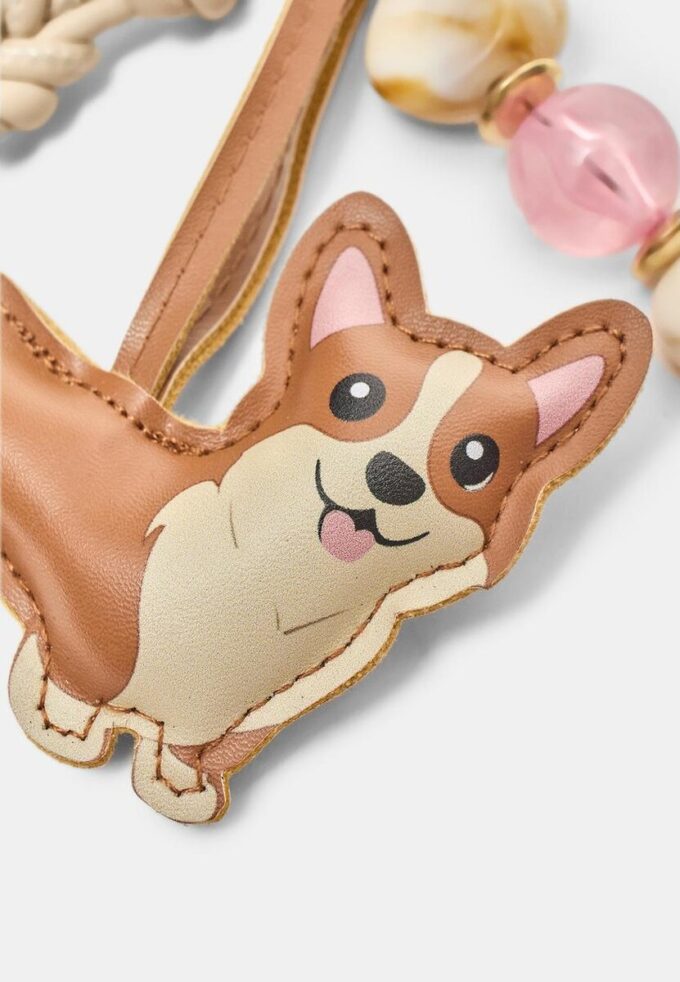 Corgi-hond bedel sleutelhanger