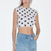 Crossover denim Skort