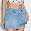 Crossover denim Skort