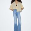 D04 Lage taille Flared jeans