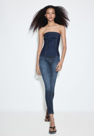 D07 Skinny jeans met normale taille