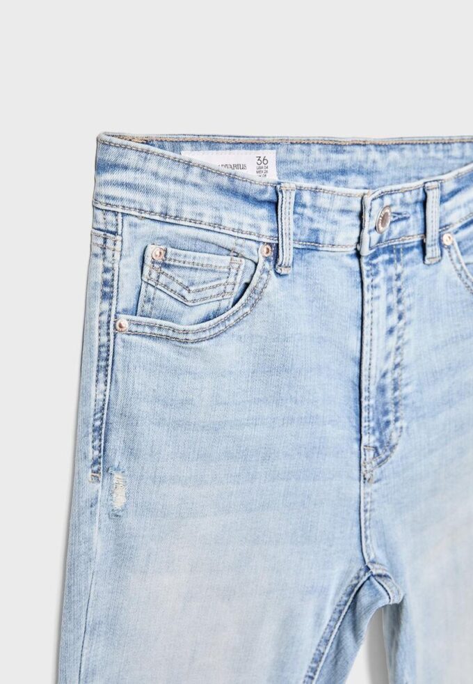 D07 Skinny jeans met normale taille