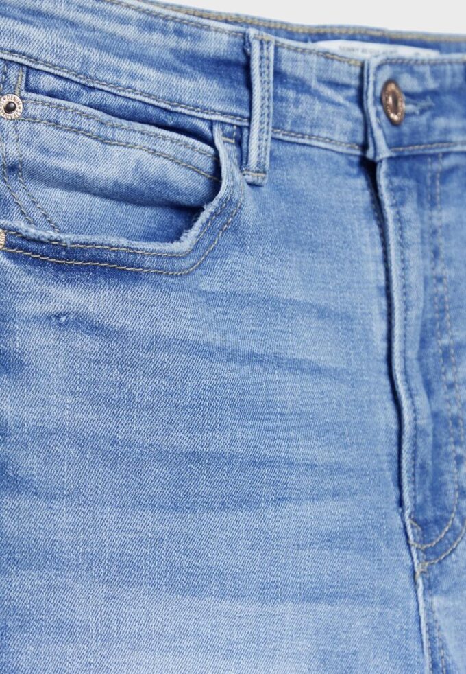 D07 Skinny jeans met normale taille