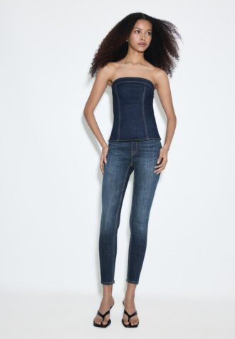 D07 Skinny jeans met normale taille