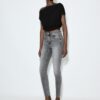 D07 Skinny jeans met normale taille