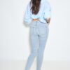 D07 Skinny jeans met normale taille