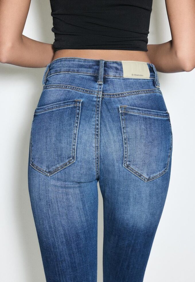 D07 Skinny jeans met normale taille D07 Skinny jeans met normale taille