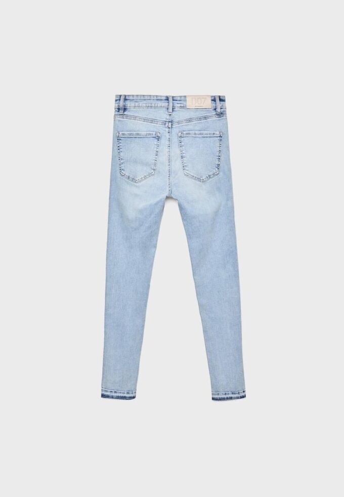 D07 Skinny jeans met normale taille