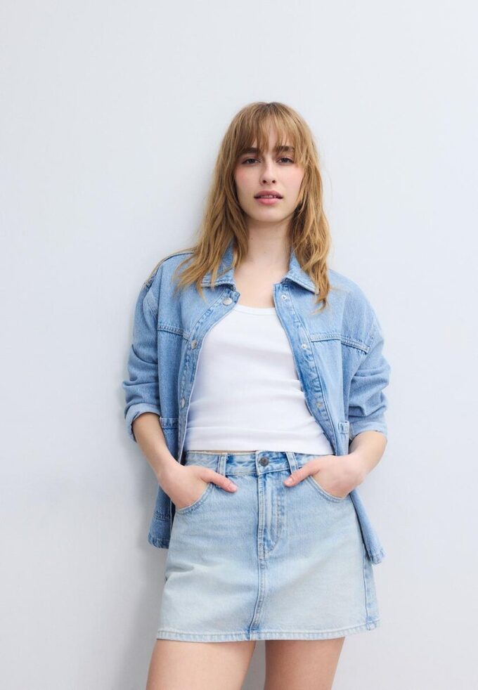 D60 Basics denim minirok D60 Basics denim minirok
