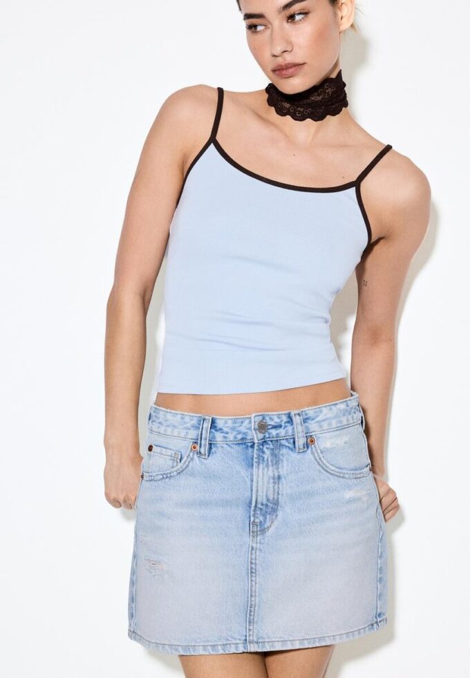 D60 denim minirok D60 denim minirok