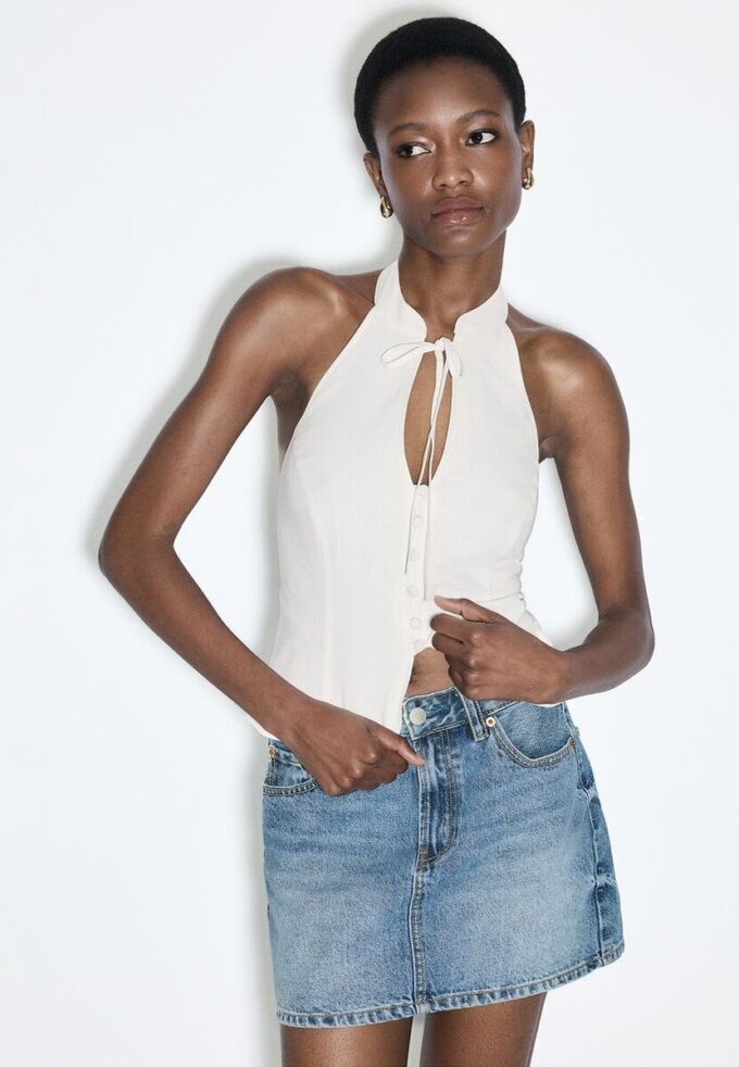 D60 denim minirok D60 denim minirok