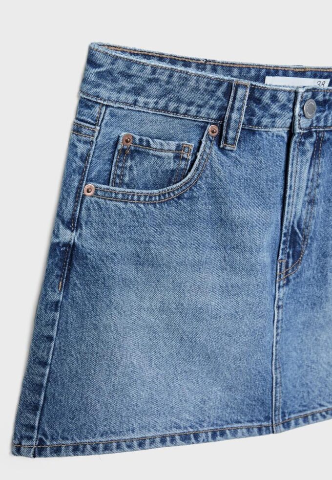 D60 denim minirok D60 denim minirok