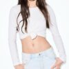 D75 Gescheurde denimshort
