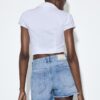 D75 Gescheurde denimshort