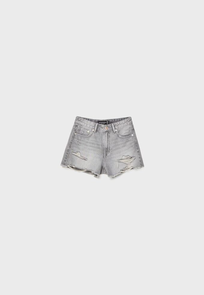 D75 Gescheurde denimshort