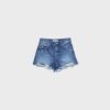 D75 Gescheurde denimshort
