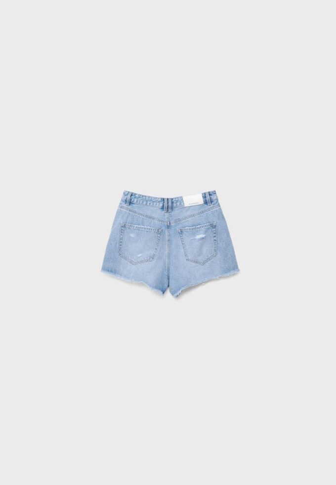 D75 Gescheurde denimshort D75 Gescheurde denimshort