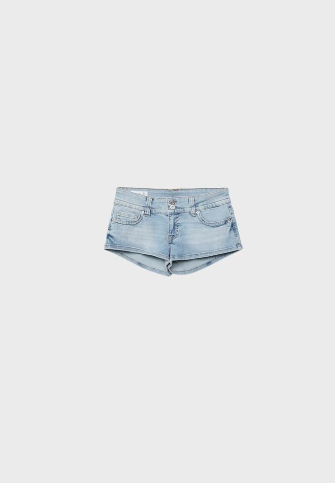 D76 Denim Micro-shorts