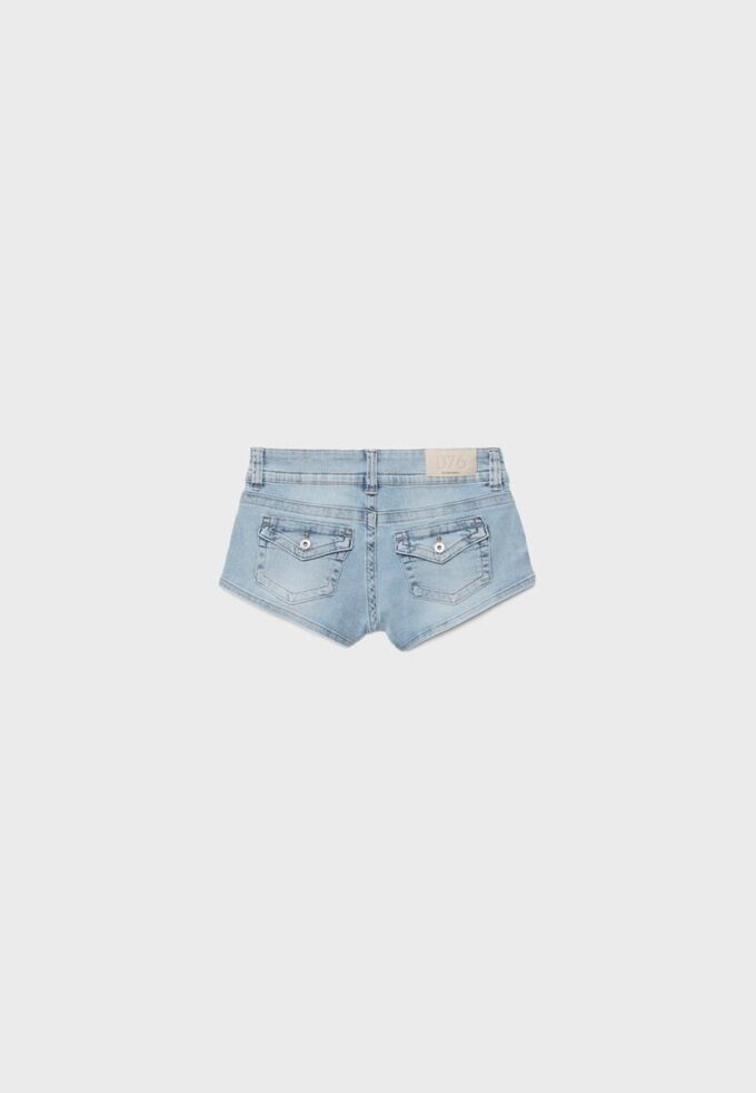 D76 Denim Micro-shorts