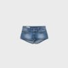 D76 Denim Micro-shorts